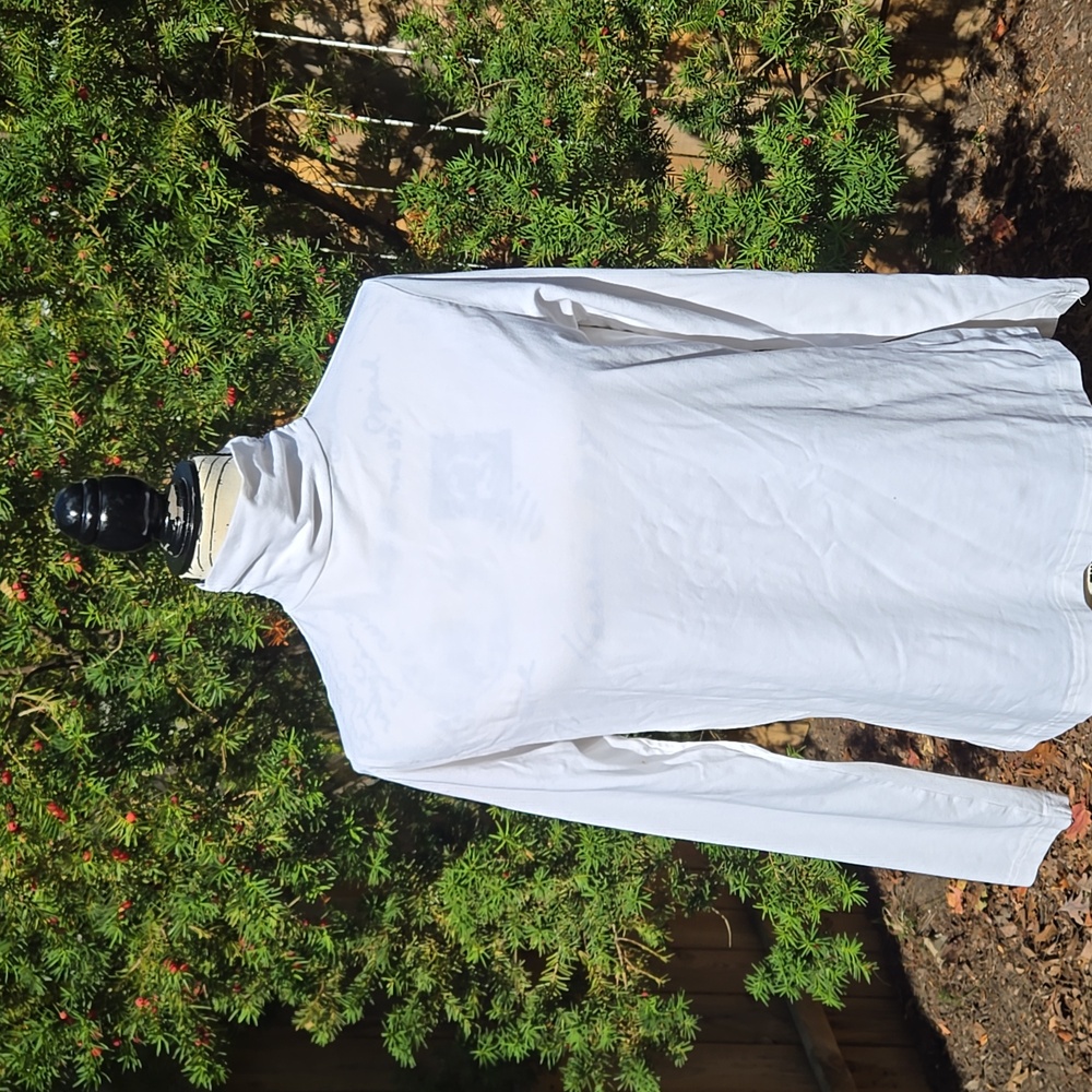COLUMBIA ▪︎ Women's White Long Sleeve Turtleneck Top, Size L